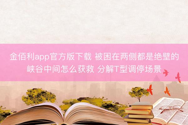 金佰利app官方版下载 被困在两侧都是绝壁的峡谷中间怎么获救 分解T型调停场景